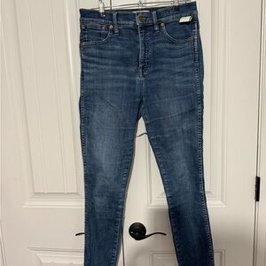 Madewell Women's Blue Skinny Jeans